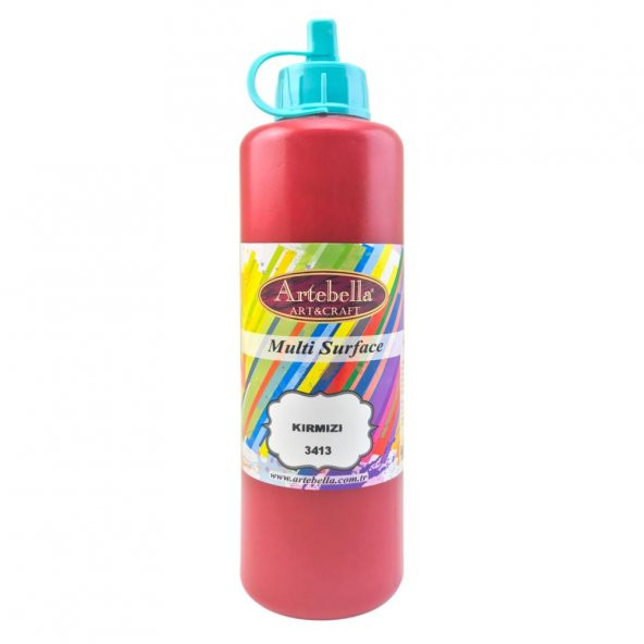 Artebella Multı Surface Boya 3413500 Kırmızı 500ml