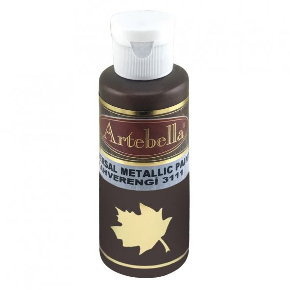 Artebella Metalik Boya 31110130 Kahverengi 130 ml