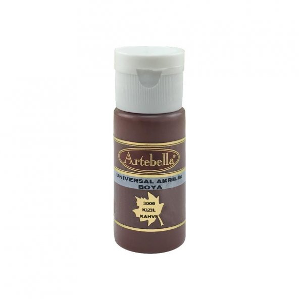 Artebella Akrilik Boya 300630 Kızıl Kahve 30ml