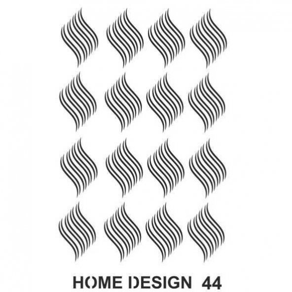 Hds44 Artebella Home Desıngn Stencıl 35x50 Cm
