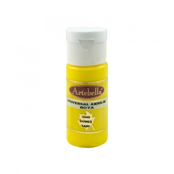 Artebella Akrilik Boya 304030 Güneş Sarı 30ml