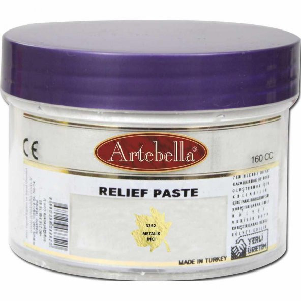 Artebella Rölyef Pasta 3352 Metalik İnci 160 ml