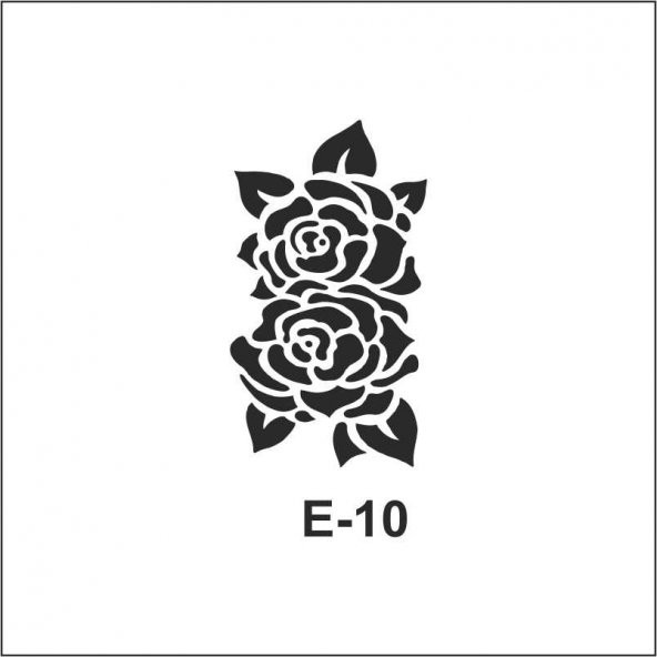 E-10 Artebella Stencil 10x10 Cm