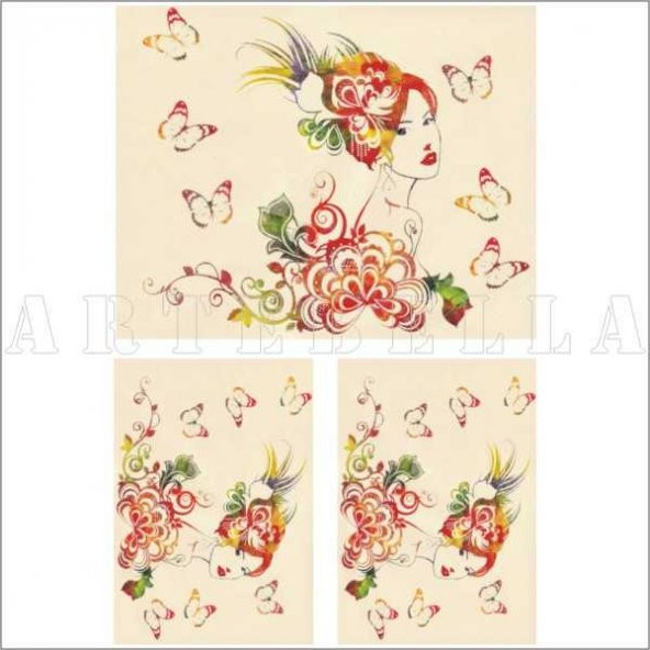 930v Artebella Soft Transfer  Açık Zemin 23x34 cm - 1