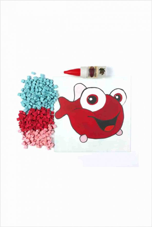 15 I Çocuk Ahşap Çerçeveli Seramik Mozaik Set 20x20 cm - 5