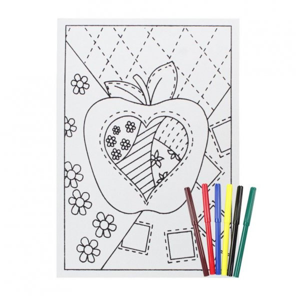 11 I Ahşap Çerçeveli Mandala Tuval Boyama Seti + 6 Yaş 20x30 cm - 2
