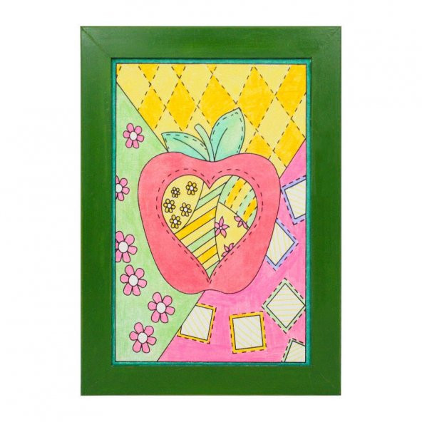 11 I Ahşap Çerçeveli Mandala Tuval Boyama Seti + 6 Yaş 20x30 cm - 3