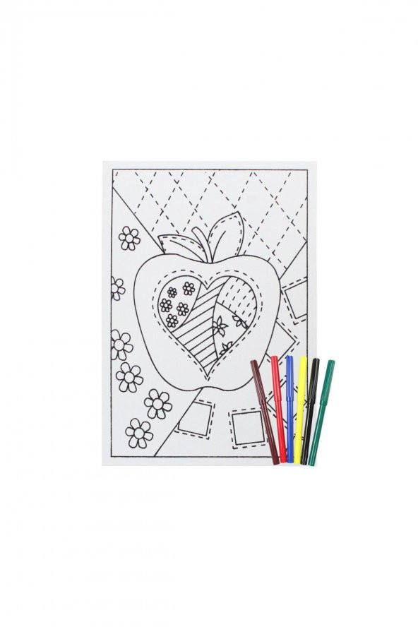 11 I Ahşap Çerçeveli Mandala Tuval Boyama Seti + 6 Yaş 20x30 cm - 5