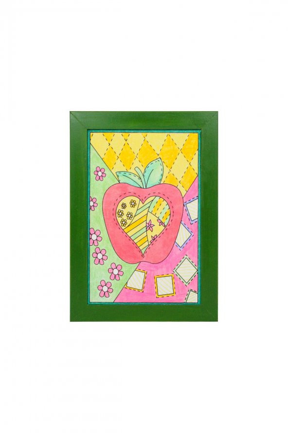 11 I Ahşap Çerçeveli Mandala Tuval Boyama Seti + 6 Yaş 20x30 cm - 6