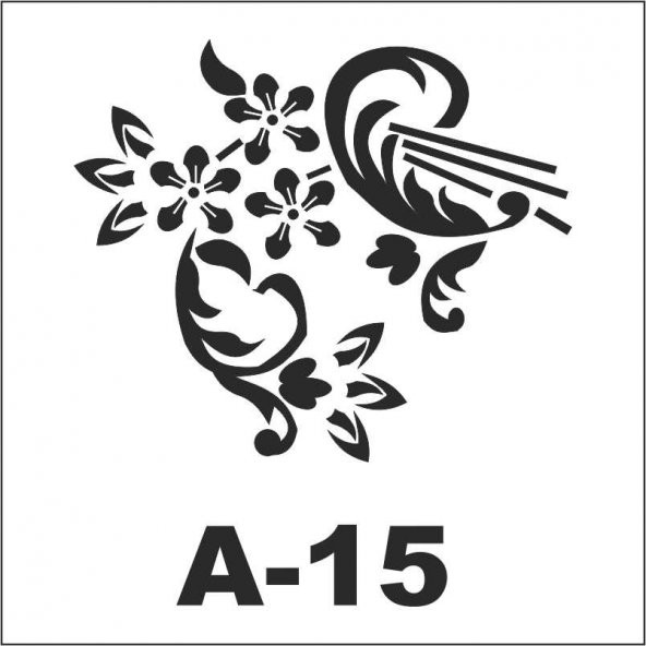A-15 Artebella Stencil 20x20 Cm
