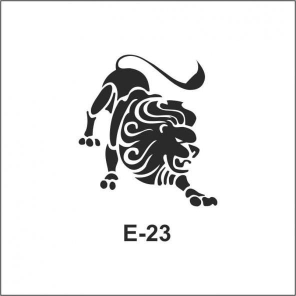 E-23  Artebella Stencil 10x10 Cm