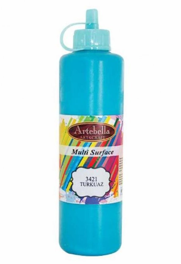 Artebella Multı Surface Boya 3421500 Turkuaz 500ml