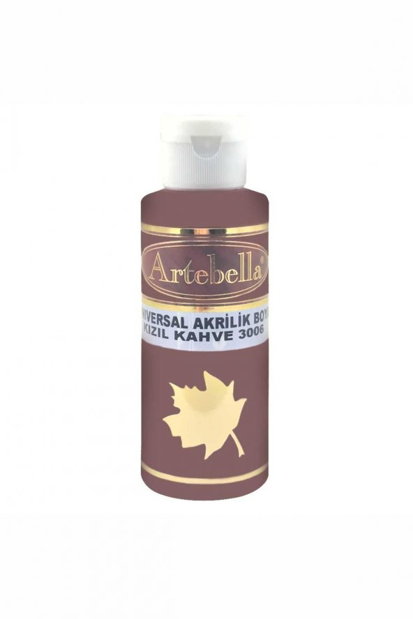 Artebella Akrilik Boya 3006130 Kızıl Kahve 130 ml - 2
