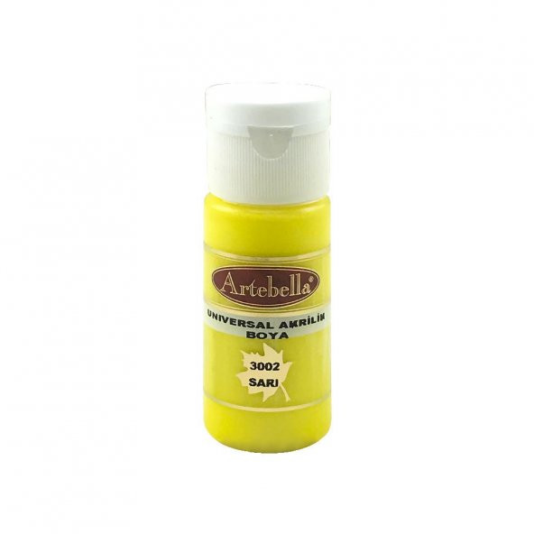 Artebella Akrilik Boya 300230 Sarı 30 ml