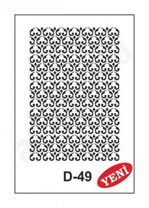 D-49  Artebella Stencil 20x30 Cm