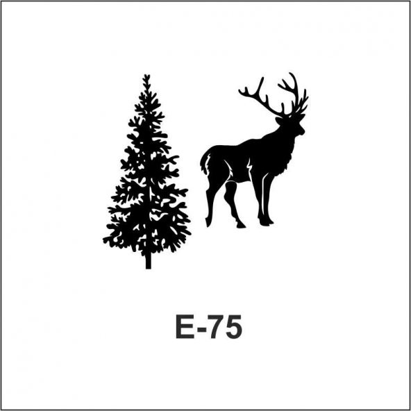 E-75  Artebella Stencil 10x10 Cm