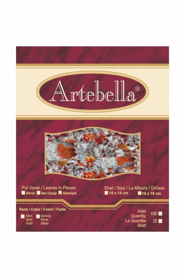 Vkpgu001 Artebella Pul Varak Gümüşlü - 2