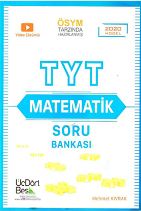 TYT Matematik Soru Bankası Üç Dört Beş Yayıncılık