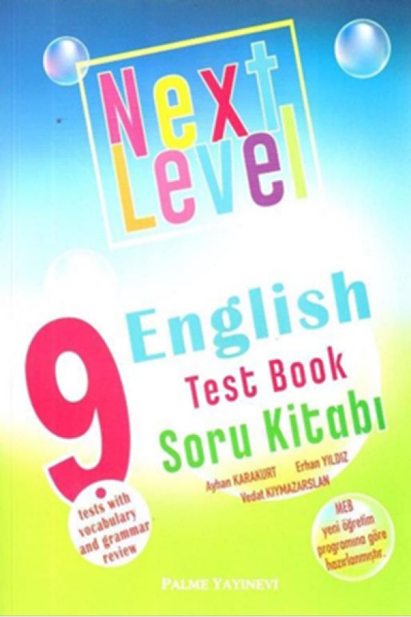 9. Sınıf Next Level English Test Book Soru Kitabı YENİ Palme Kitabevi