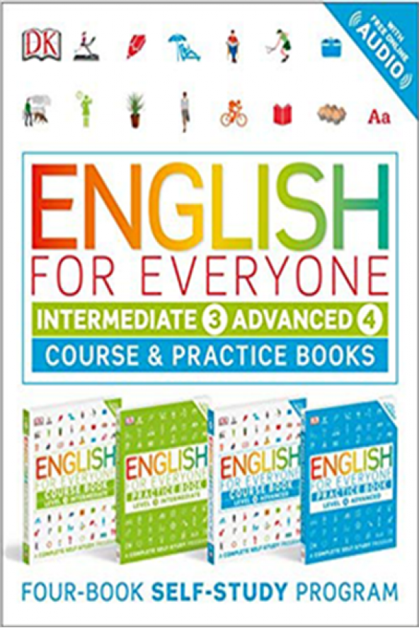 English for Everyone Slipcase: Intermediate 3 and Advanced 4