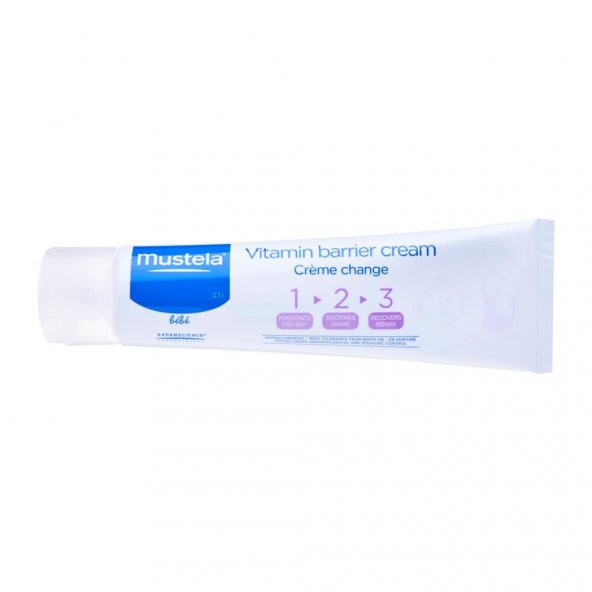 Mustela Vitamin Barrier Cream 1-2-3 50 ml (Pişik Kremi)