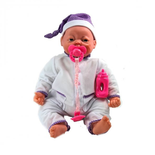 Yabidur Gerçek Mimikli Sesli Oyuncak Pıtırcık Et Bebek