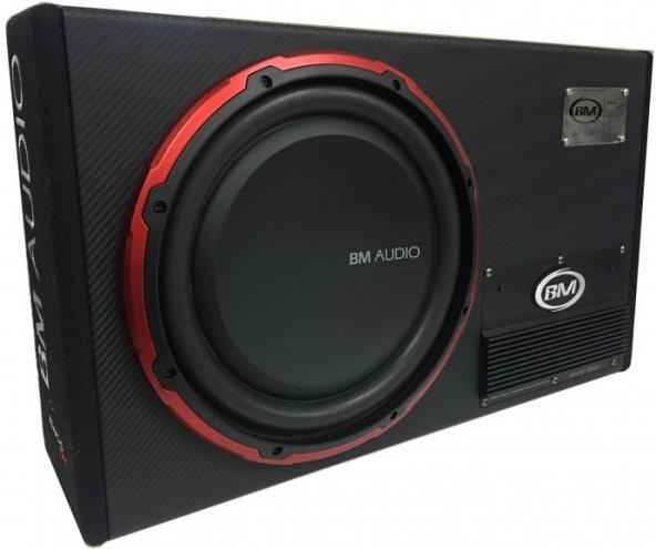 BOSCHMANN BWS112EX SERİ KENDİNDEN ANFİLİ SLİM AKTİF BAS SUBWOOFER - 3