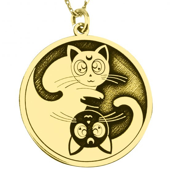 Denge ( Ying Yang ) Kolye Gümüş Kolye - 3