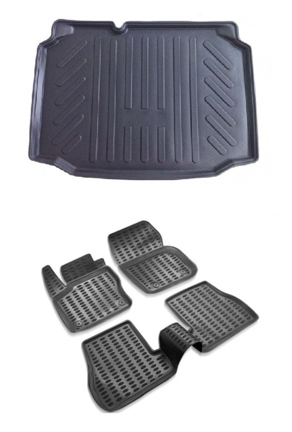 KRC AUDİ A4 2007-2015 3D HAVUZLU PASPAS + BAGAJ HAVUZU