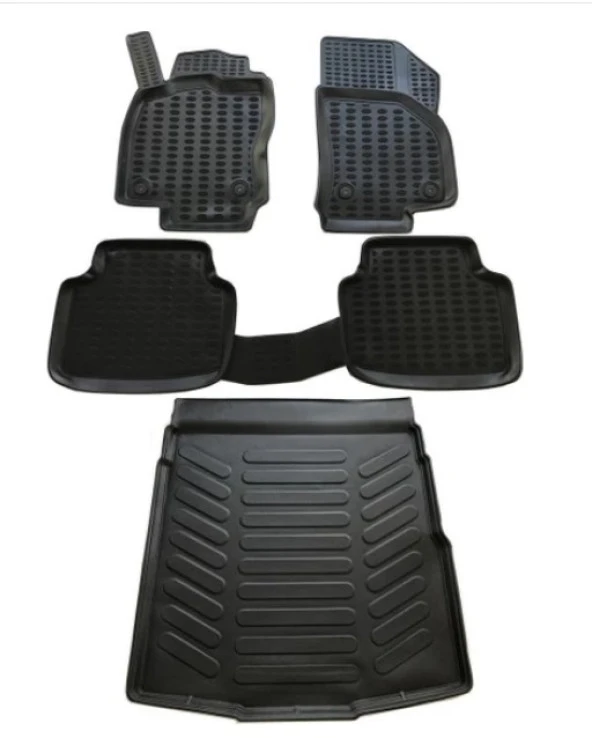 KRC VW PASSAT B8 B8,5 2015-2023 3D HAVUZLU PASPAS + BAGAJ HAVUZU