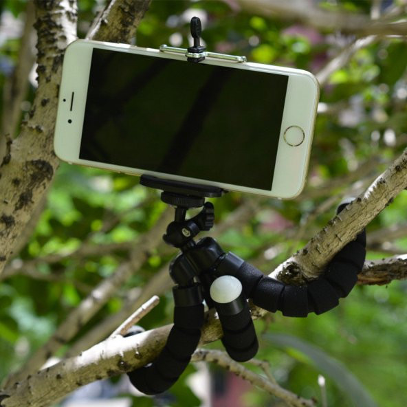 Ahtapot Selfie Tripod Cep Telefon Tutucu 22 Cm Akrobat Stand - 10