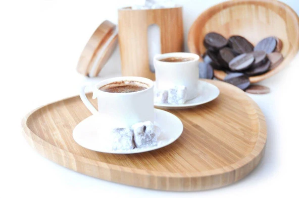 Bambum Macchiato Üçgen Tepsi BTUO01 - 2