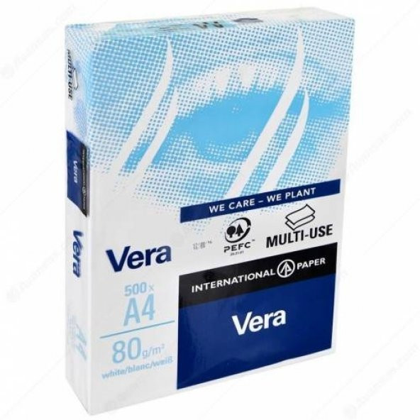 Vera A4 Fotokopi Kağıdı 80Gr 1 Paket ( 500 Sayfa)