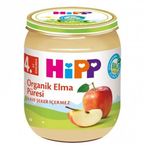 Hipp Organik Elma Püresi 125Gr