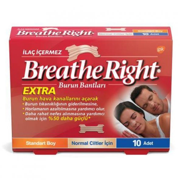 Breathe Right Extra Burun Bandı Standart Boy