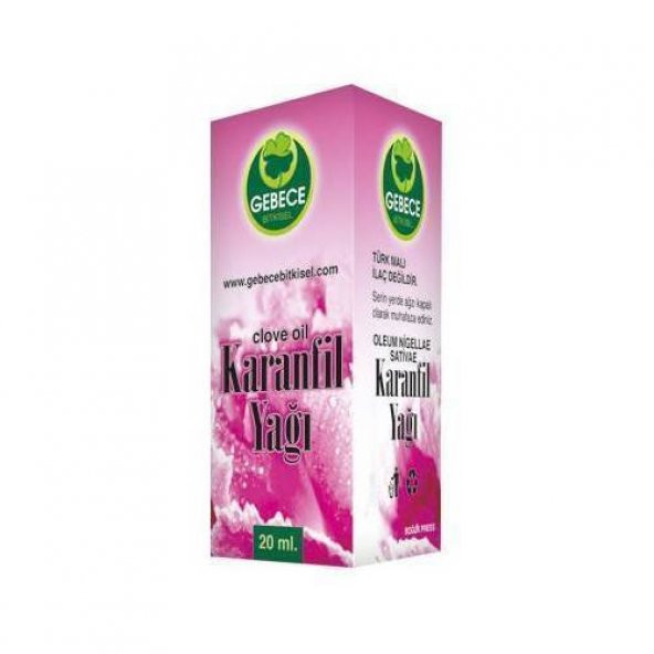 Gebece Karanfil Yağı 20ml