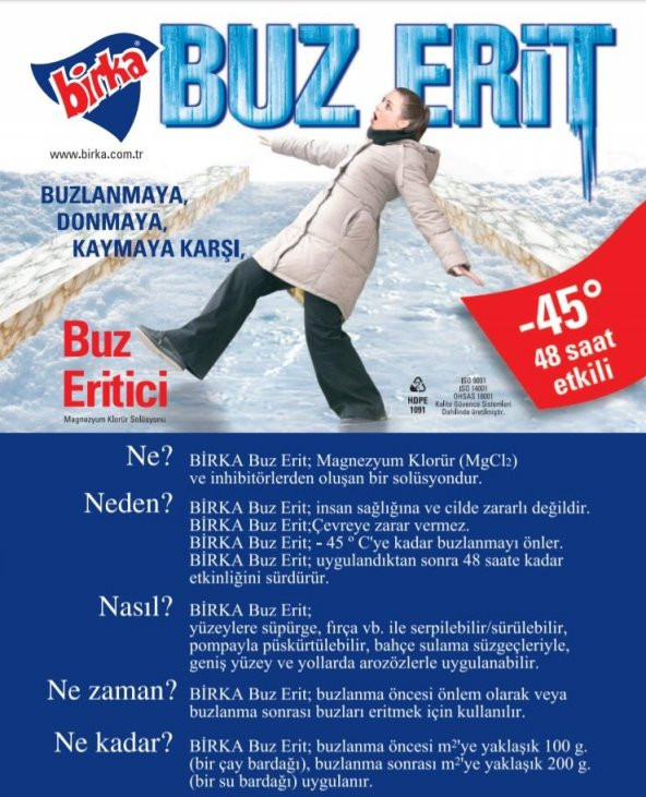 Birka Buz Erit 6 Kg. - 2