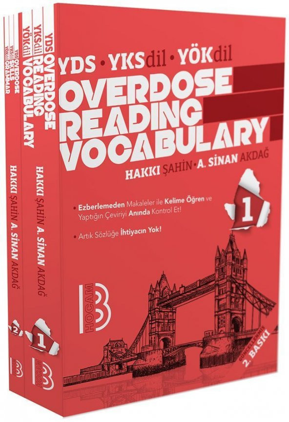 Benim Hocam Yayınları YDS YKSDİL YÖKDİL Overdose Reading Vocabulary Skills