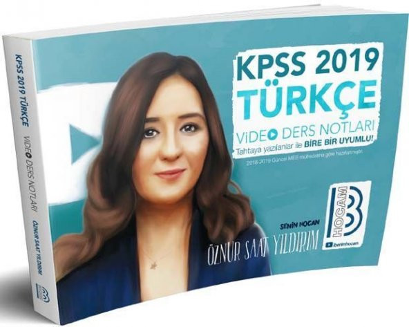 Benim Hocam Yayınları 2019 KPSS Türkçe Video Ders Notları