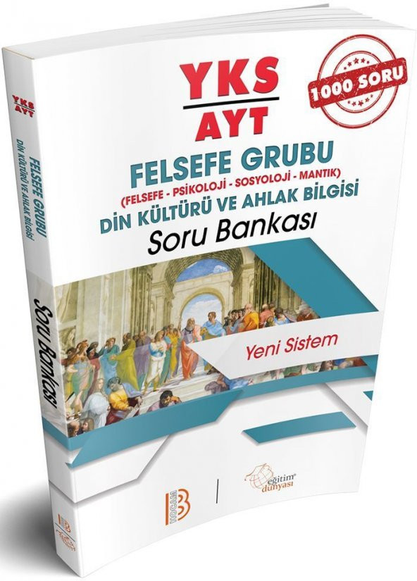 Benim Hocam Yayınları AYT 1000 Felsefe Grubu Soru Bankası