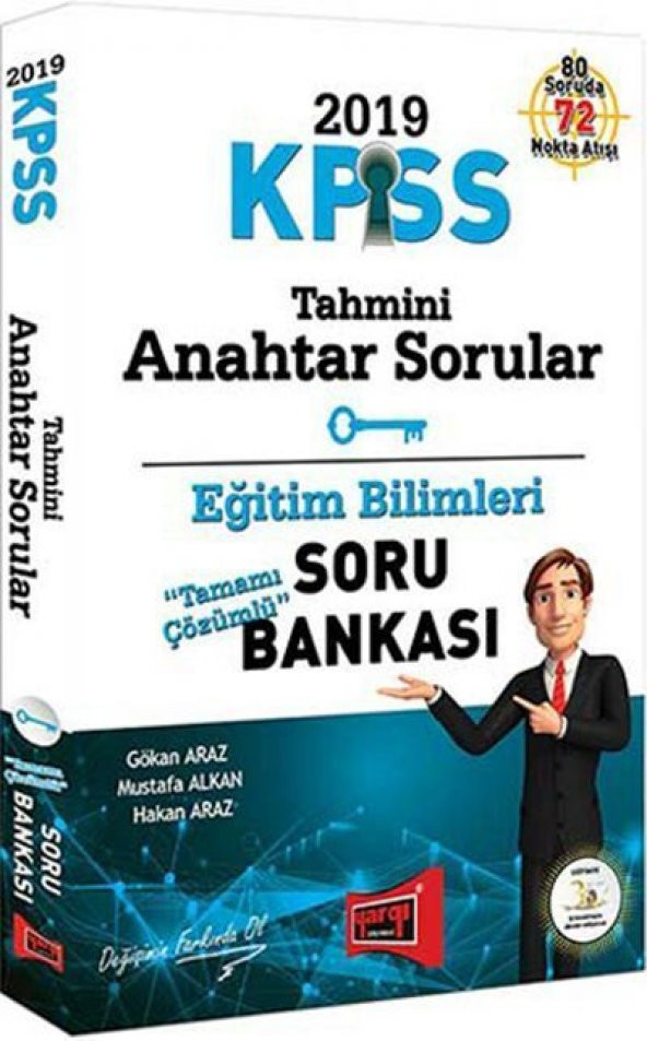 Yargı Yayınları 2019 KPSS Eğitim Bilimleri Tahmini Anahtar Sorular Tamamı Çözümlü Soru Bankası