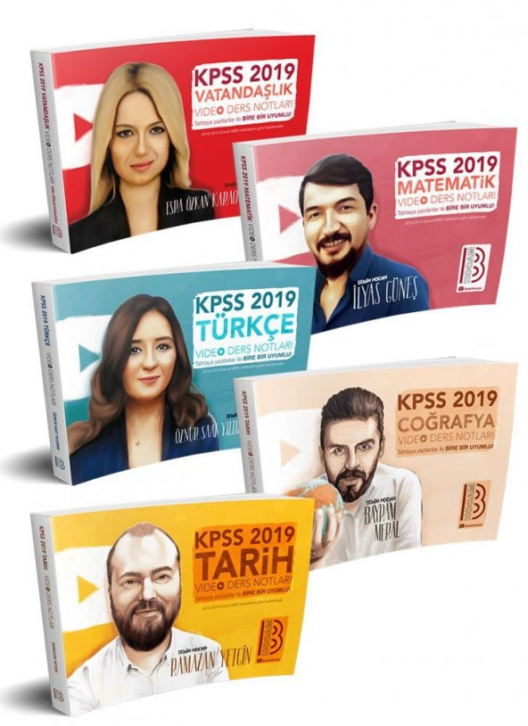 Benim Hocam Yayınları 2019 KPSS GY - GK Video Ders Notları Seti