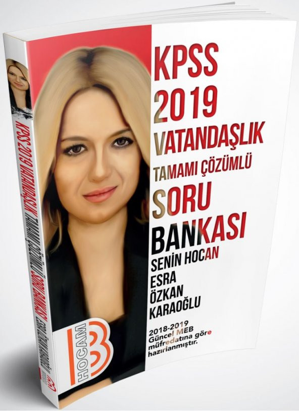 Benim Hocam Yayınları 2019 KPSS Vatandaşlık Tamamı Çözümlü Soru Bankası
