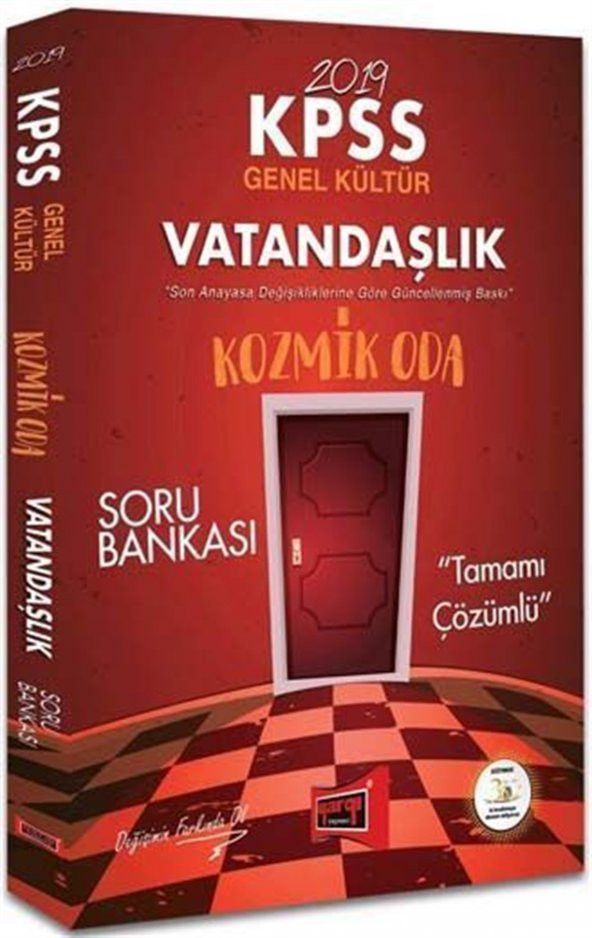 Yargı Yayınları 2019 KPSS Kozmik Oda Vatandaşlık Tamamı Çözümlü Soru Bankası