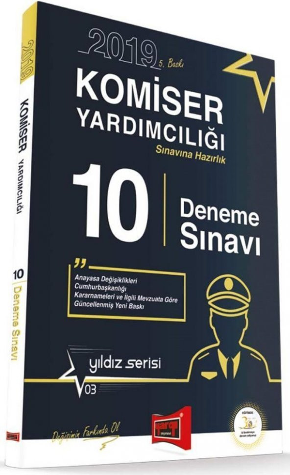 Yargı Yayınları 2019 Komiser Yardımcılığı Sınavına Hazırlık 10 Deneme Sınavı 5. Baskı