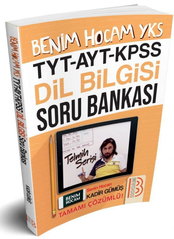 Benim Hocam Yayınları  TYT AYT KPSS Dil Bilgisi Çözümlü Soru Bankası