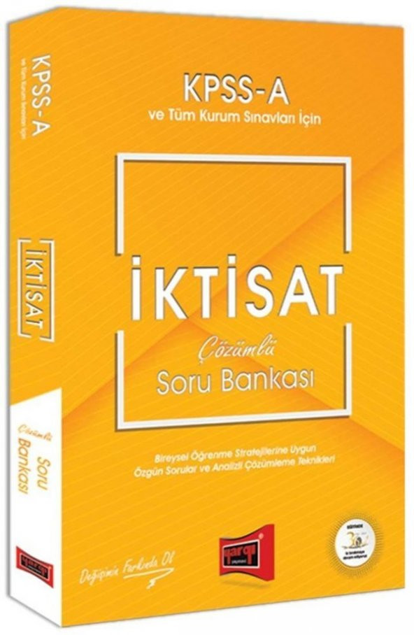 Yargı Yayınları KPSS A Grubu İktisat Çözümlü Soru Bankası