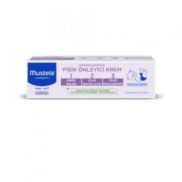 Mustela 1-2-3 Vitamin Barrier 100 ml Pişik Önleyici Krem
