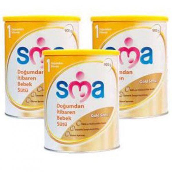 SMA 1 Gold Biberon Maması 900 gr 3 Adet
