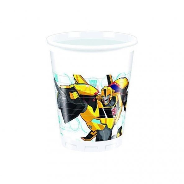 Transformers 8li Bardak Bumblebee Optimus Prime Doğum Günü Parti Bardağı